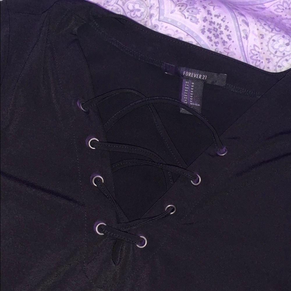 forever21 black dress